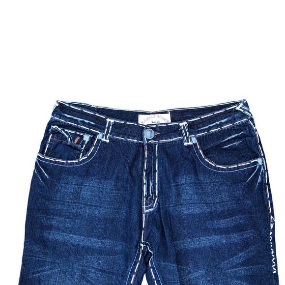 RARE Laguna Beach Embroidered Jeans Size 36 Blue - Picture 8 of 11